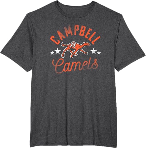 Miniatura 10 de Campbell University Camiseta con logotipo de Fighting Camels, Gris