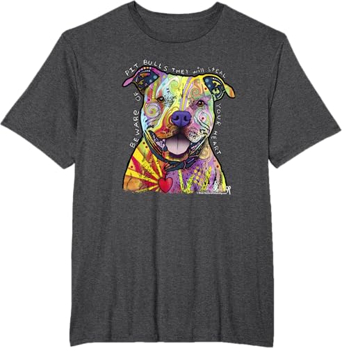 Miniatura 67 de Beware Of Pit Bulls, Dean Russo Pitbull Original - Dog Lover T-Shirt Black,Navy Blue,Asphalt Grey,Slate Grey,White,Cranberry Red,Kelly Green,Olive