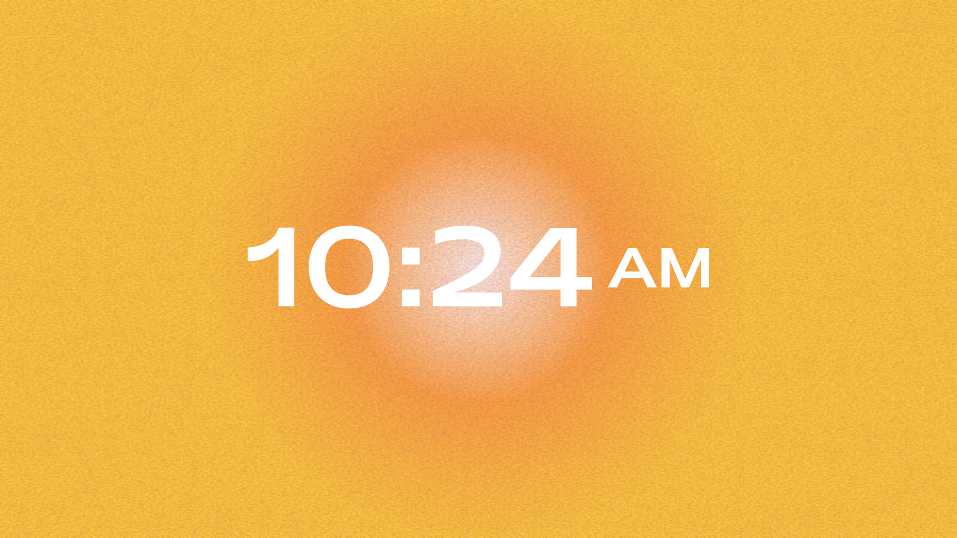 Aura Clock Screensaver: Fullscreen Digital Timer with Custom Gradient ...