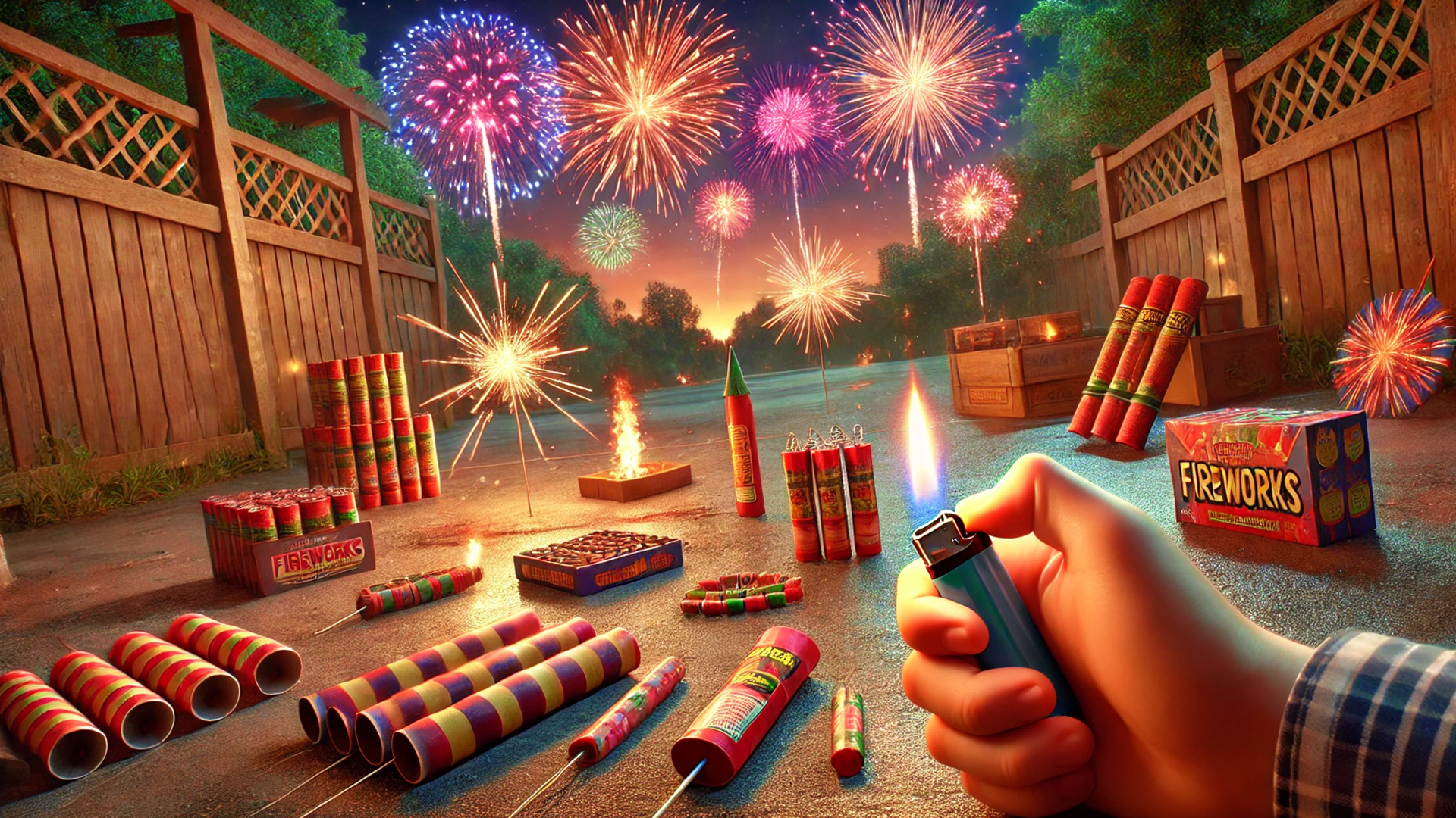 Fireworks Simulator DIY Game 3D Real Firecracker Game 2K25 : Fireworks ...