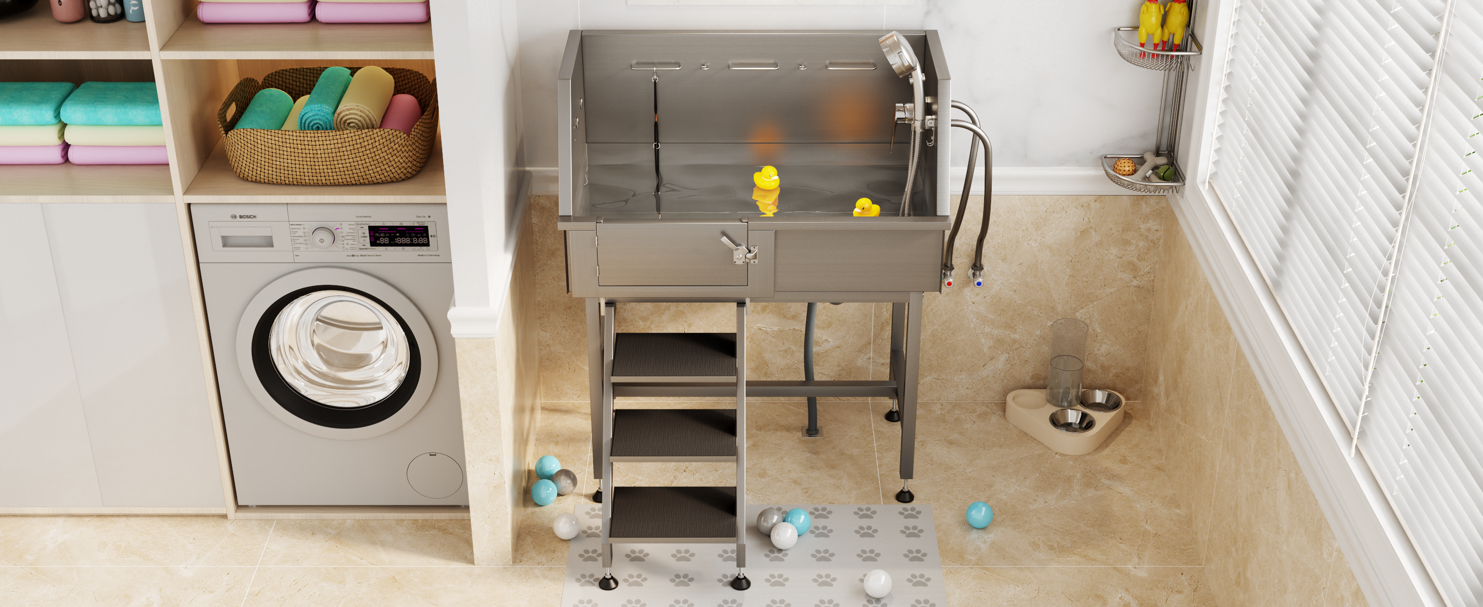 Dog Wash In Utility Room Stainless Steel Dog Wash Albott 50