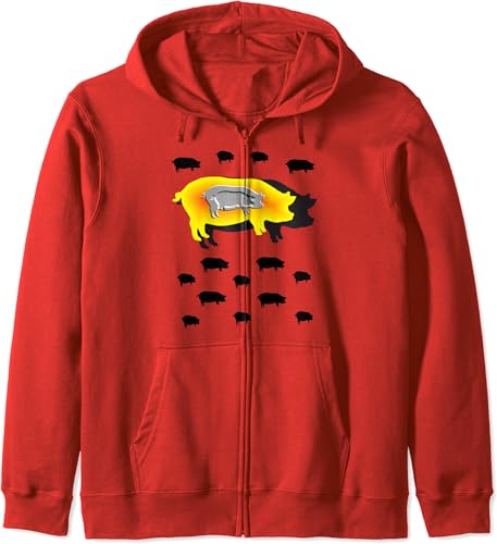 Pig porco pigs Zip Hoodie