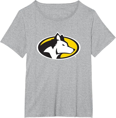 Miniatura 16 de Camiseta con licencia oficial de Michigan Tech Huskies Icon, Negro - Negro,Jaspeado Oscuro,Gris Jaspeado