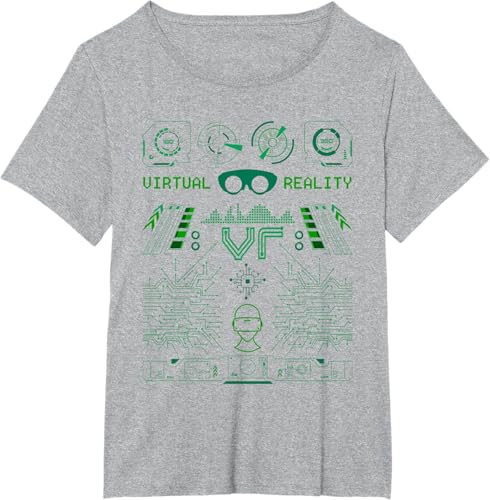 Miniatura 41 de Camiseta de realidad virtual VR Retro Gamers, Negro, S Negro,Azul Marino,Asfalto,Blanco,Azul Pastel,Arándano,Limón,Jaspeado Oscuro,Gris