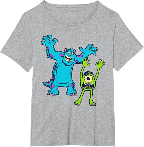 Miniatura 10 de Disney Pixar Monsters University Sulley and Mike T-Shirt Black,Navy Blue,Asphalt Grey,White,Baby Blue,Red,Kelly Green,Olive Green,Lemon