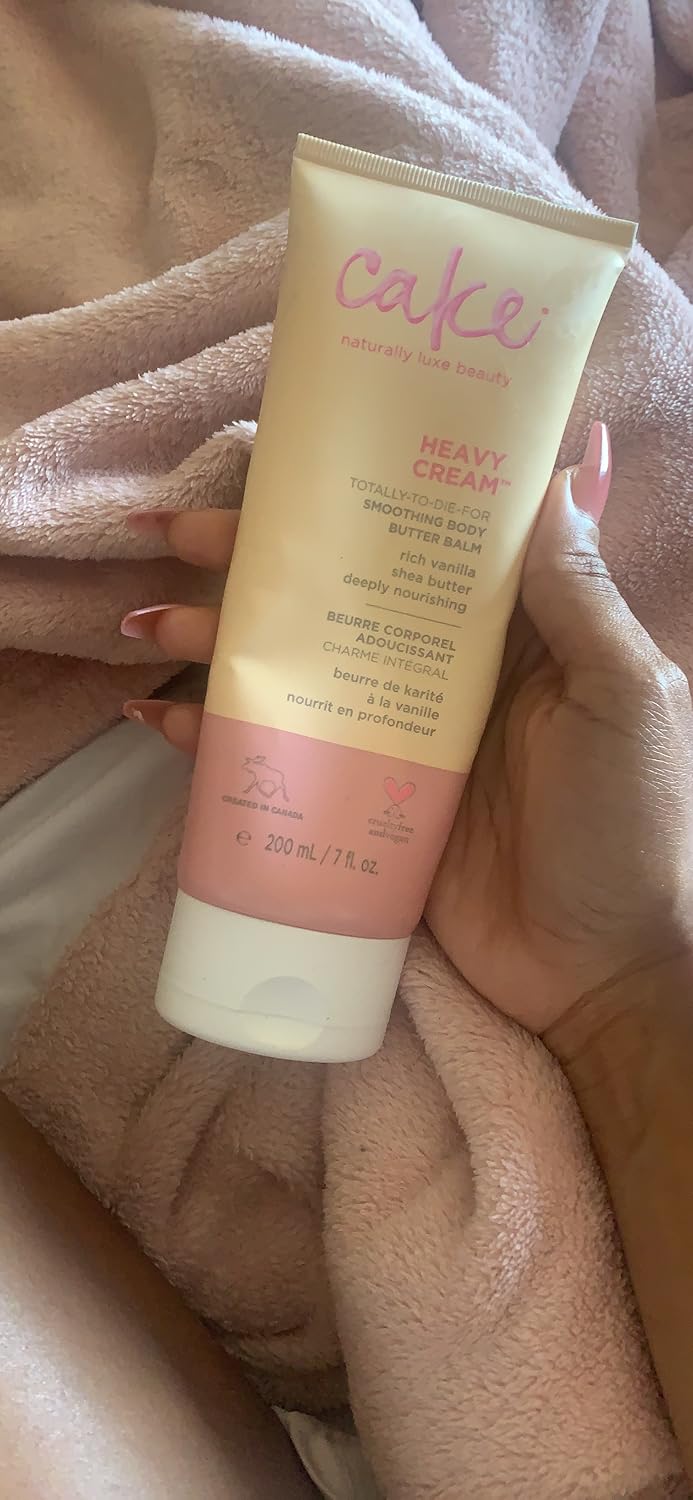 Cake Beauty Vegan Body Lotion for Dry Skin - Oat Milk, Shea Butter & Aloe Vera - 7 Ounce