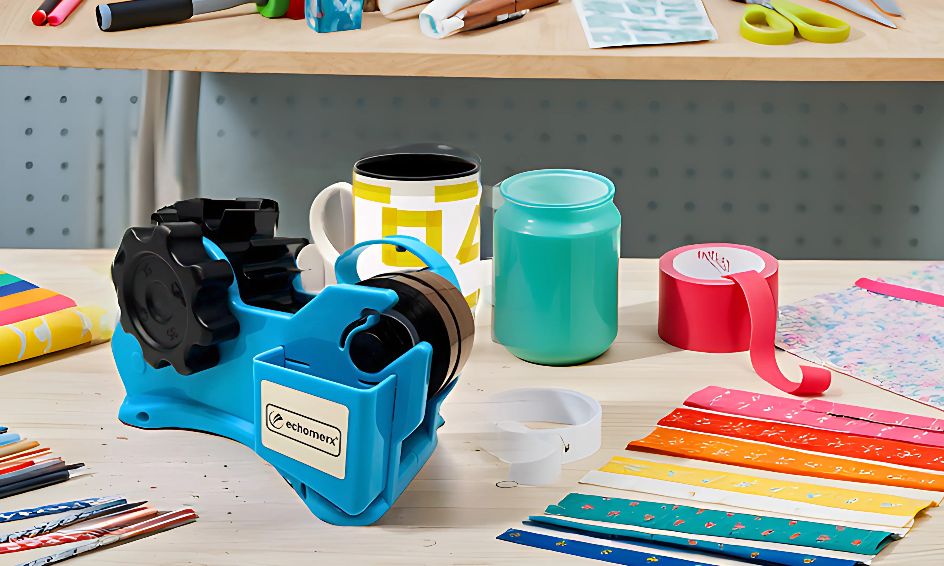 Amazon.com : Echomerx Multi-Roll Tape Dispenser, Pre-Cut Heat Tape