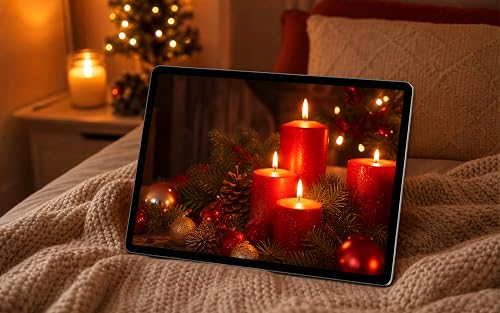 Christmas Candlelight 4K for Fire TV | Relaxing Piano Music, Cozy Winter Ambience, Deep Sleep Sounds, Peaceful Holiday Background, Calming Night & Meditation – vue 7