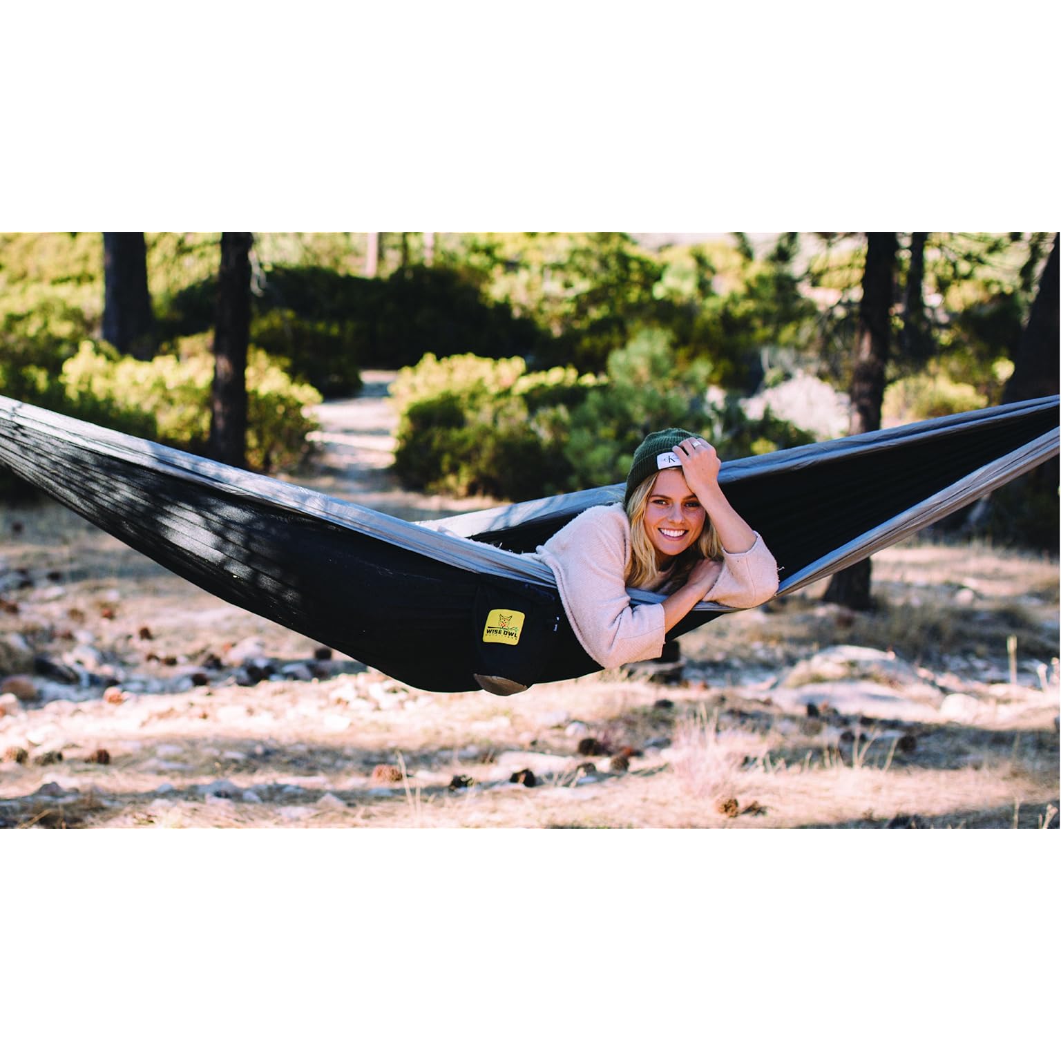 Wise Owl Outfitters Camping Hammock - Portable Hammock Single or Double Hammock Camping 