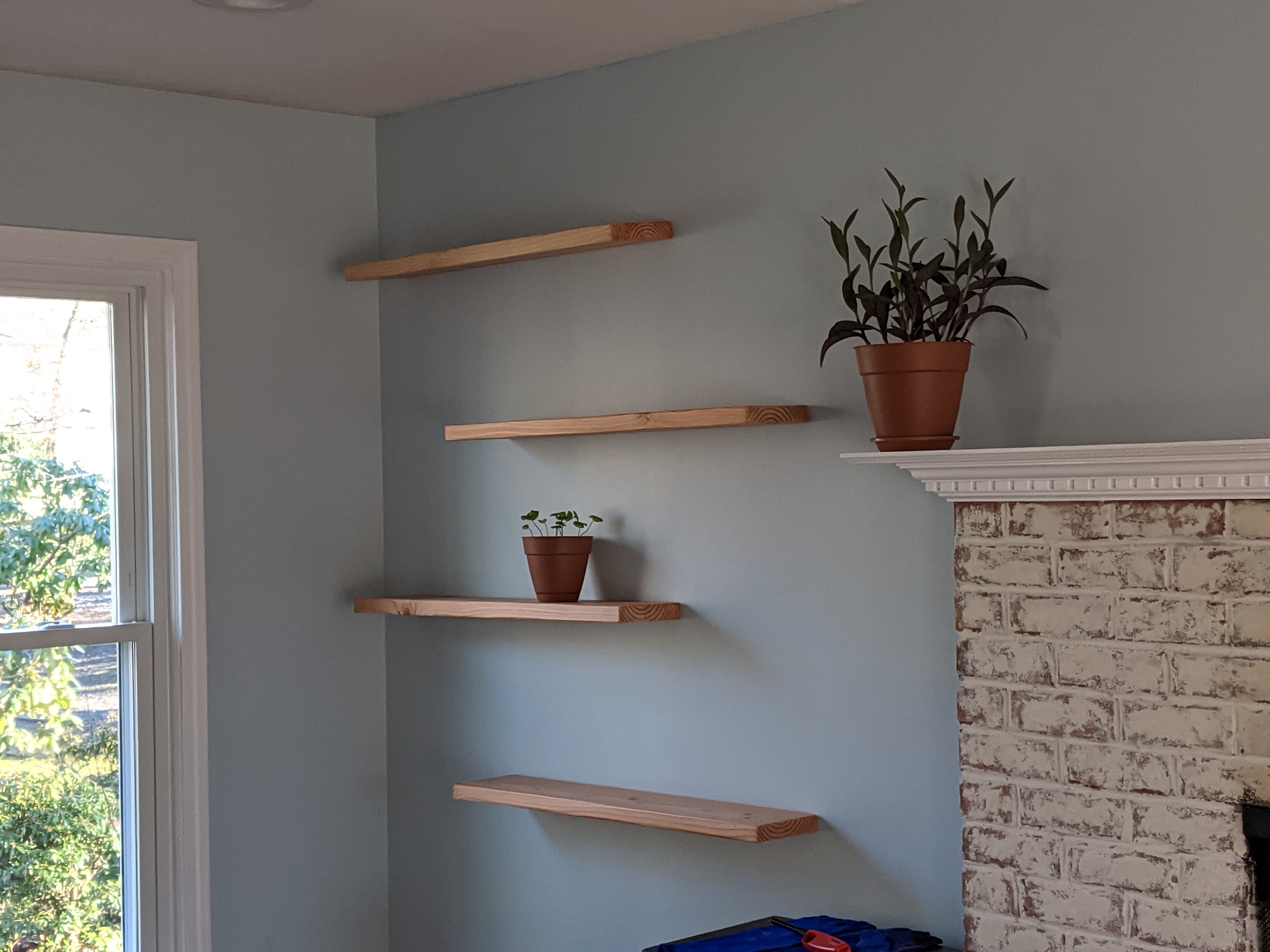 Floating Shelf Brackets 8-Pack – Heavy Duty Invisible Supports, Holds 120LBS, 10x100mm, DIY Hidden Hardware For Wood Shelves