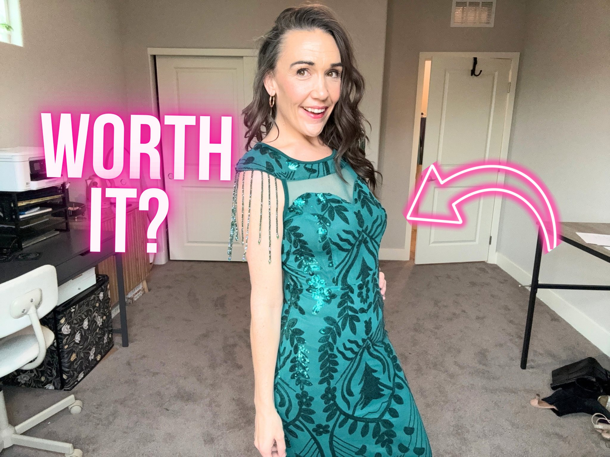 Honest Review of Stunning Sequin Gown with Tassels