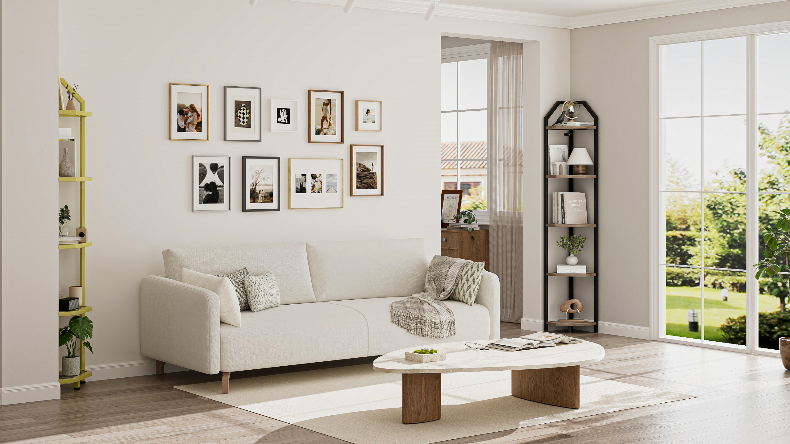 Amazon.com: Realgulf 5-Tier Corner Shelf | 70 Inch Tall Bookshelf