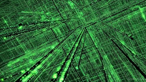 Matrix Code Rain Screensaver 4k no ads