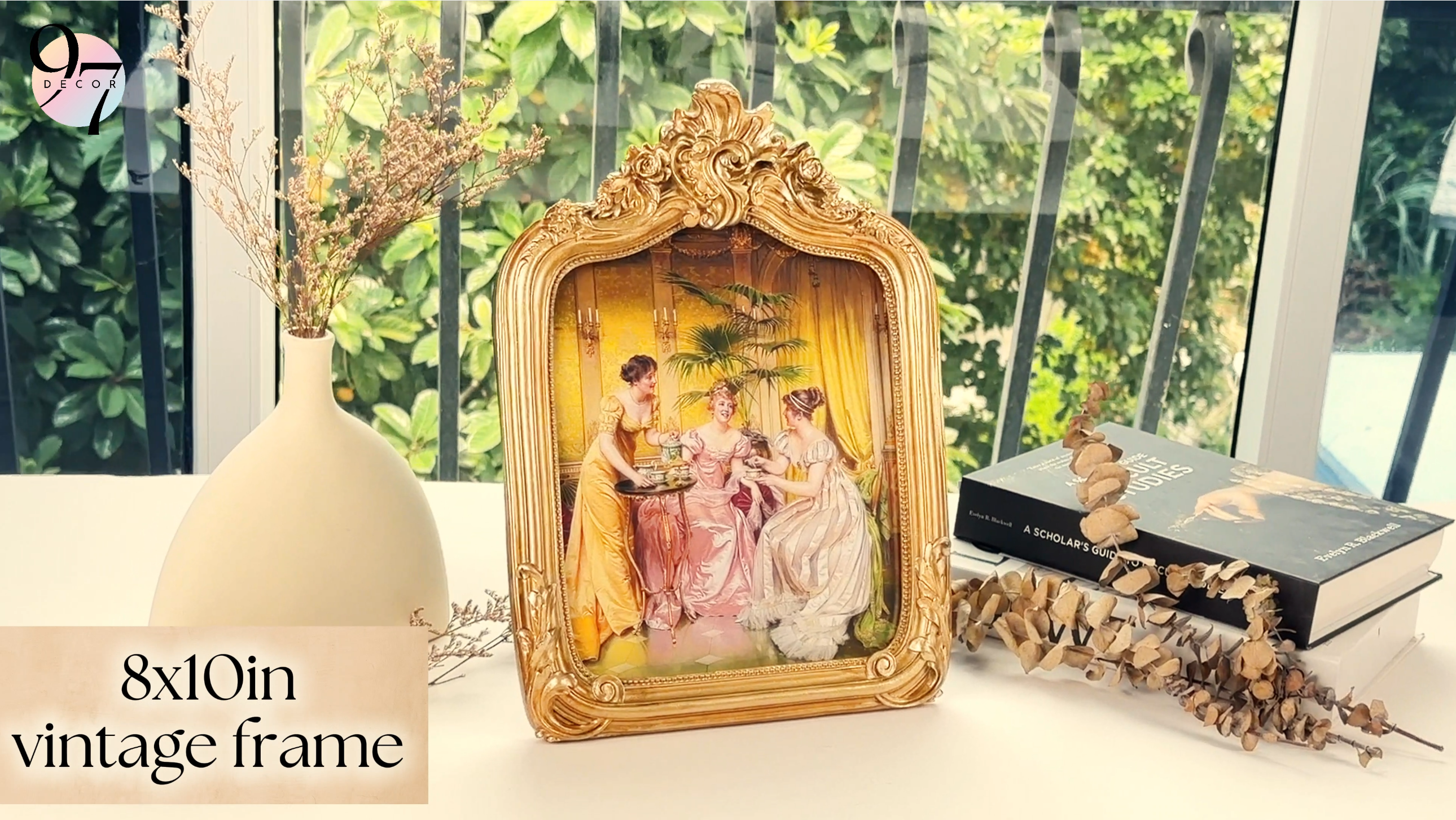 Amazon.com - 97 Decor 8x10 Vintage Picture Frame - Elegant Antique