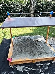 Sabbiera Per Bambini 3-7 Anni Con Tettuccio E Set Da Cucina 180x103x144,5 Cm In Legno Di Abete &ndash; Acquista Su Giordano Shop