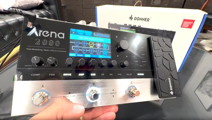 Dinner ARENA2000 マルチエフェクター Arena 2000 Multi-Effect Guitar Pedal AMP Modeling Processor