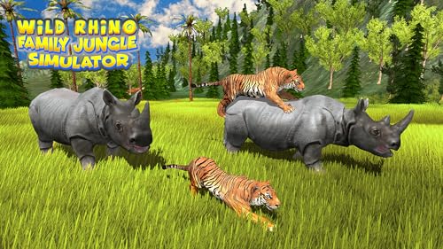 Wild Rhino Family Jungle Simulator