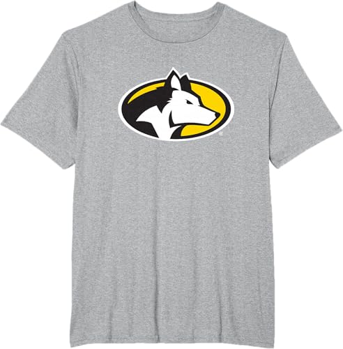 Miniatura 13 de Camiseta con licencia oficial de Michigan Tech Huskies Icon, Negro - Negro,Jaspeado Oscuro,Gris Jaspeado