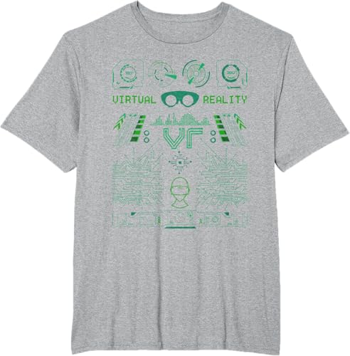 Miniatura 30 de Camiseta de realidad virtual VR Retro Gamers, Negro, S Negro,Azul Marino,Asfalto,Blanco,Azul Pastel,Arándano,Limón,Jaspeado Oscuro,Gris