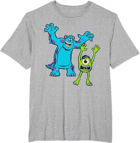 Miniatura 19 de Disney Pixar Monsters University Sulley and Mike T-Shirt Black,Navy Blue,Asphalt Grey,White,Baby Blue,Red,Kelly Green,Olive Green,Lemon