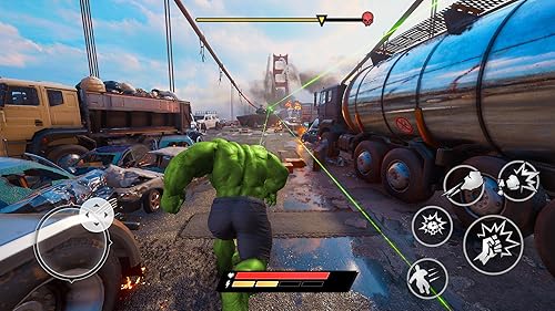 Incredible Hulk Green Monster Grand Marvel Avengers Superhero Muscular Hulk Game