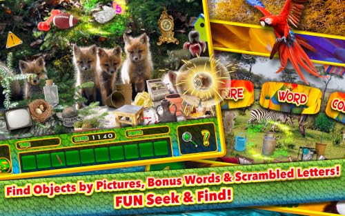Hidden Objects Animals – Worldwide Animal Kingdom Seek & Find Object Puzzle Photo Pic Travel Adventure Time & Spot The Difference Game #TOP4