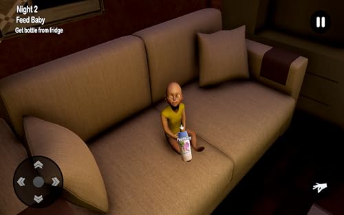 Assustador bebê escuro casa assombrada | Jogos de terror 3D