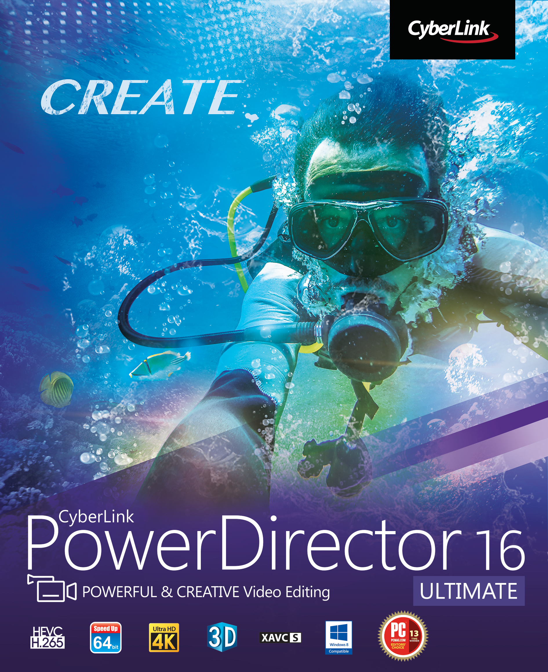 CyberLink PowerDirector 16 Ultimate [Téléchargement]