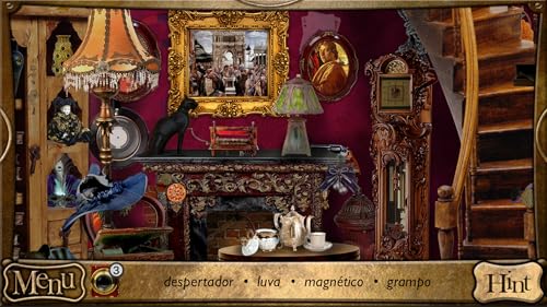 Ajude o Detetive Holmes nesta investigação! Cace todos os objetos ocultos!