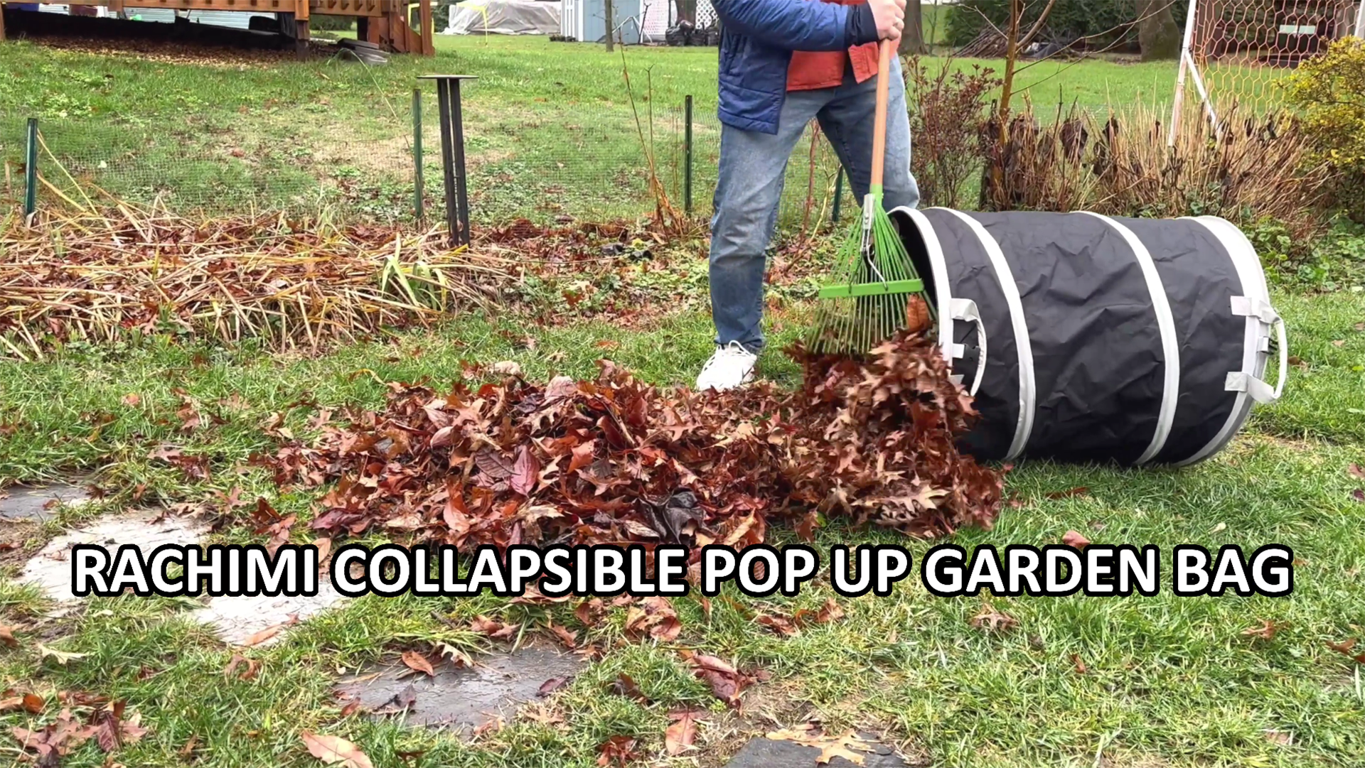 Amazon.com: Rachmi 40 Gallon Collapsible Trash Can 2-Pack