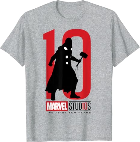 marvel studios 10th anniversary hoodie for adults