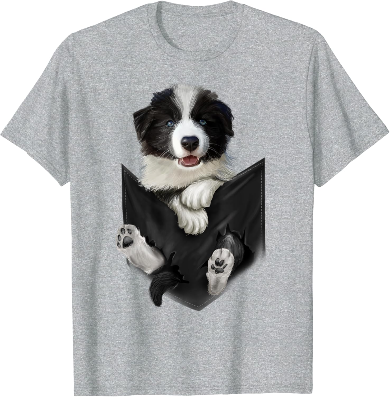 border collie t shirt amazon