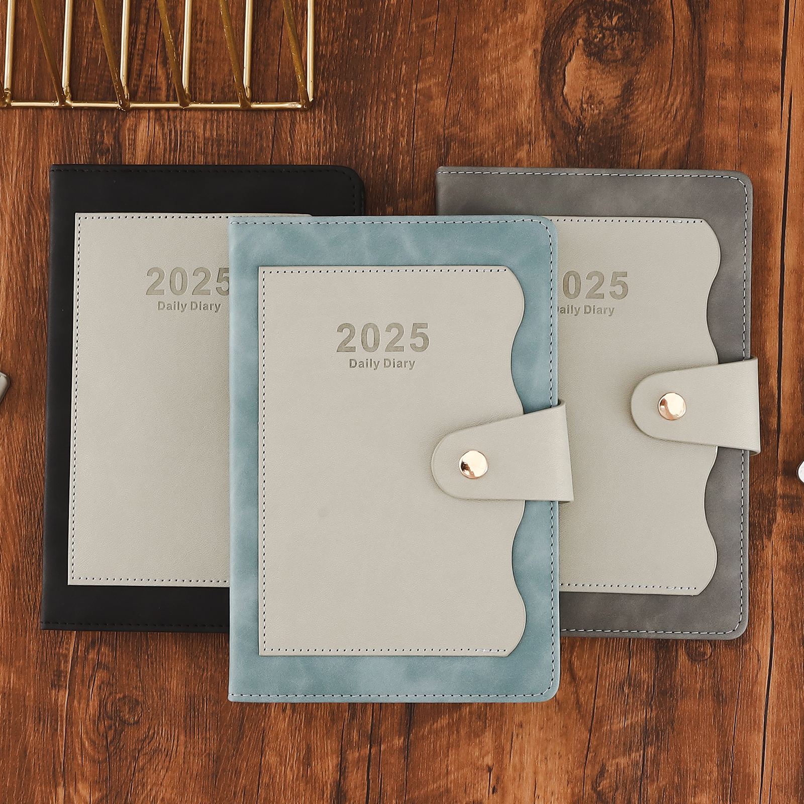 Agenda Giornaliera 2025 Formato A5 - Planner Con Penna, Adesivi E Segnalibri - Foto 11