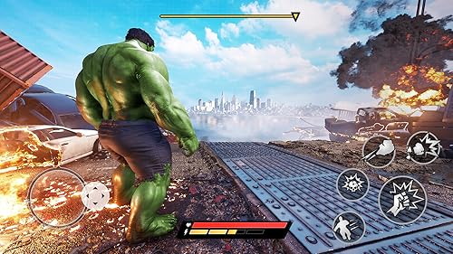 Incredible Hulk Green Monster Grand Marvel Avengers Superhero Muscular Hulk Game