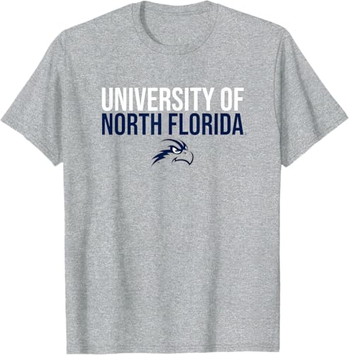 University of North Florida UNF Ospreys Stacked T-Shirt