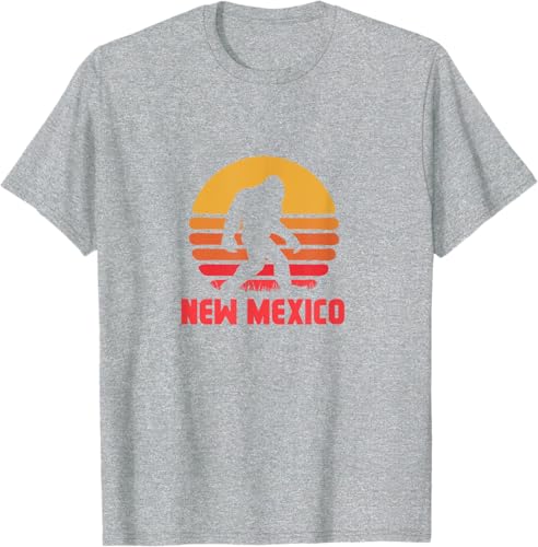 Miniatura 5 de Bigfoot New Mexico State Sasquatch Yeti Urban Legend Retro T-Shirt Black,Asphalt Grey,White,Silver Grey,Brown,Olive Green,Lemon Yellow,Dark Heather