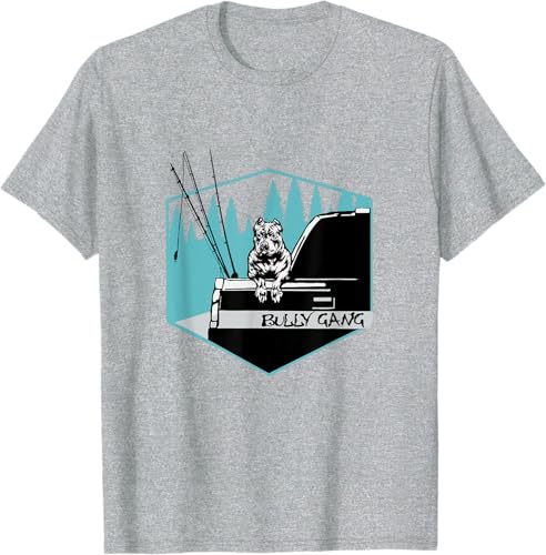 Miniatura 10 de American Bully Gang T-Shirt Black,Asphalt Grey,White,Cranberry Red,Red,Dark Green,Kelly Green,Olive Green,Lemon Yellow,Dark Heather Grey,Heather