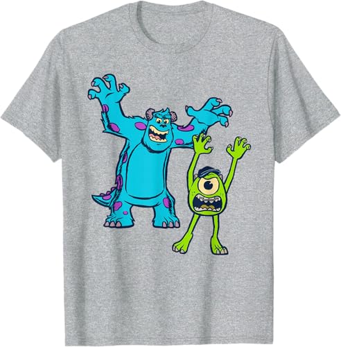 Miniatura 9 de Disney Pixar Monsters University Sulley and Mike T-Shirt Black,Navy Blue,Asphalt Grey,White,Baby Blue,Red,Kelly Green,Olive Green,Lemon