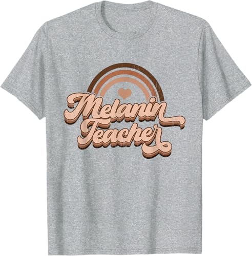 Miniatura 7 de Black Smart Teacher Afro Love Melanin - Camiseta afroamericana para mujer, Negro -