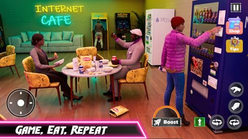 Internet Cafe Gaming PC Sim 3D