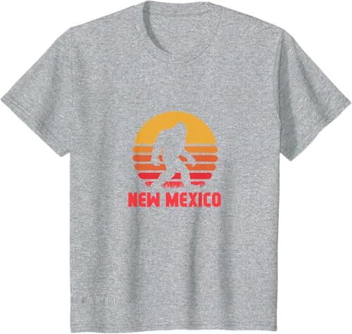 Miniatura 27 de Bigfoot New Mexico State Sasquatch Yeti Urban Legend Retro T-Shirt Black,Asphalt Grey,White,Silver Grey,Brown,Olive Green,Lemon Yellow,Dark Heather