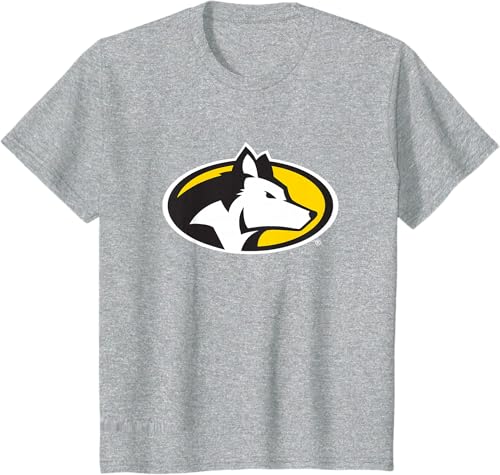 Miniatura 7 de Camiseta con licencia oficial de Michigan Tech Huskies Icon, Negro - Negro,Jaspeado Oscuro,Gris Jaspeado