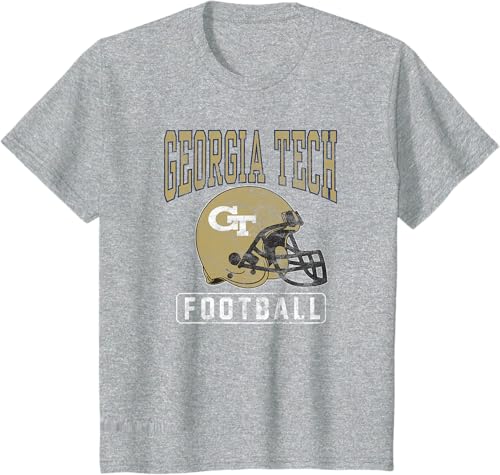 Miniatura 9 de Georgia Tech Yellow Jackets - Camiseta con casco de fútbol, Negro -