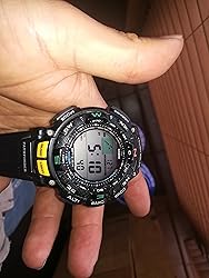 Casio PAG240-1CR "Pathfinder" Reloj deportivo multifuncional con triple ...