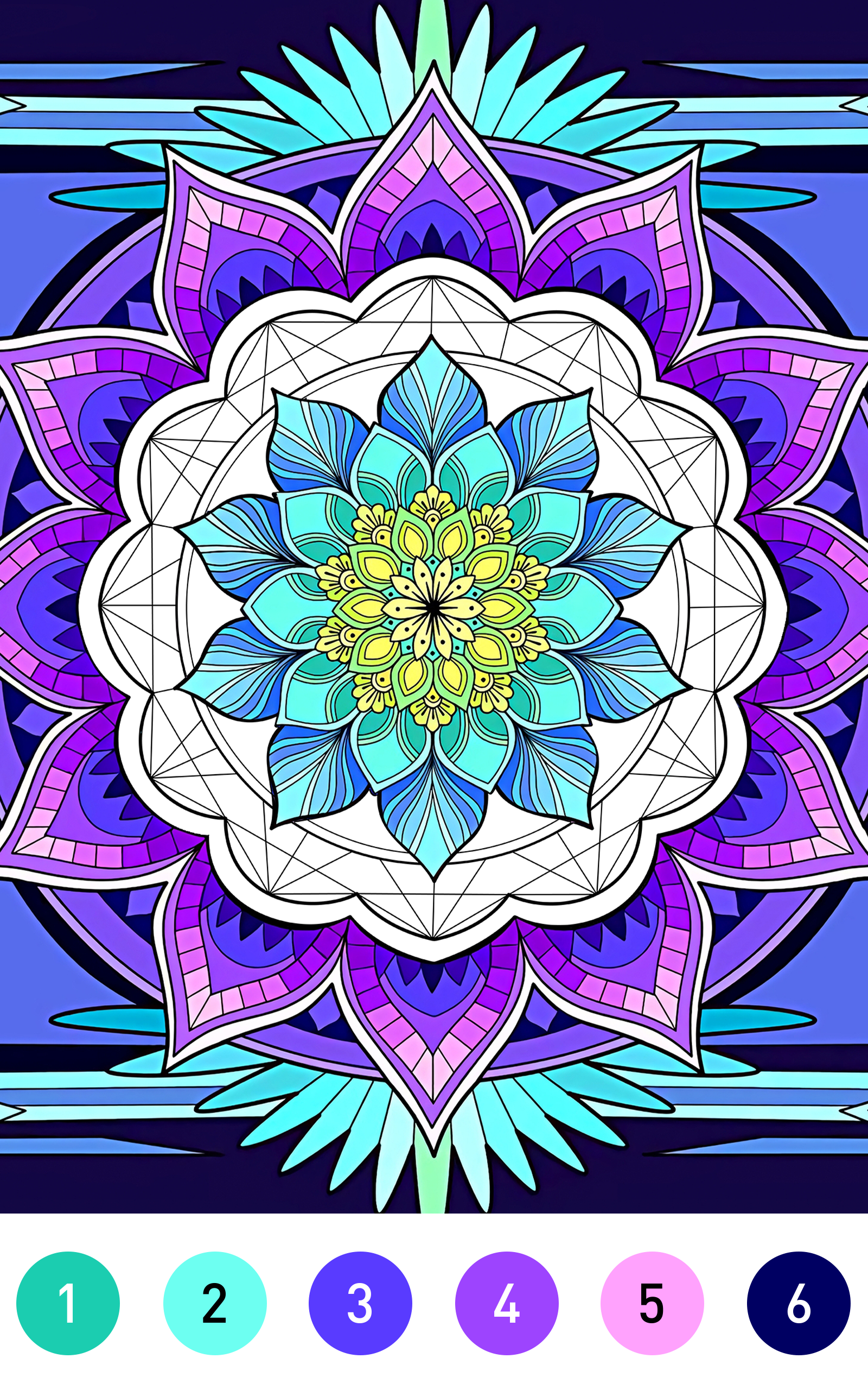 Mandala Color by Number Book - App on Amazon Appstore