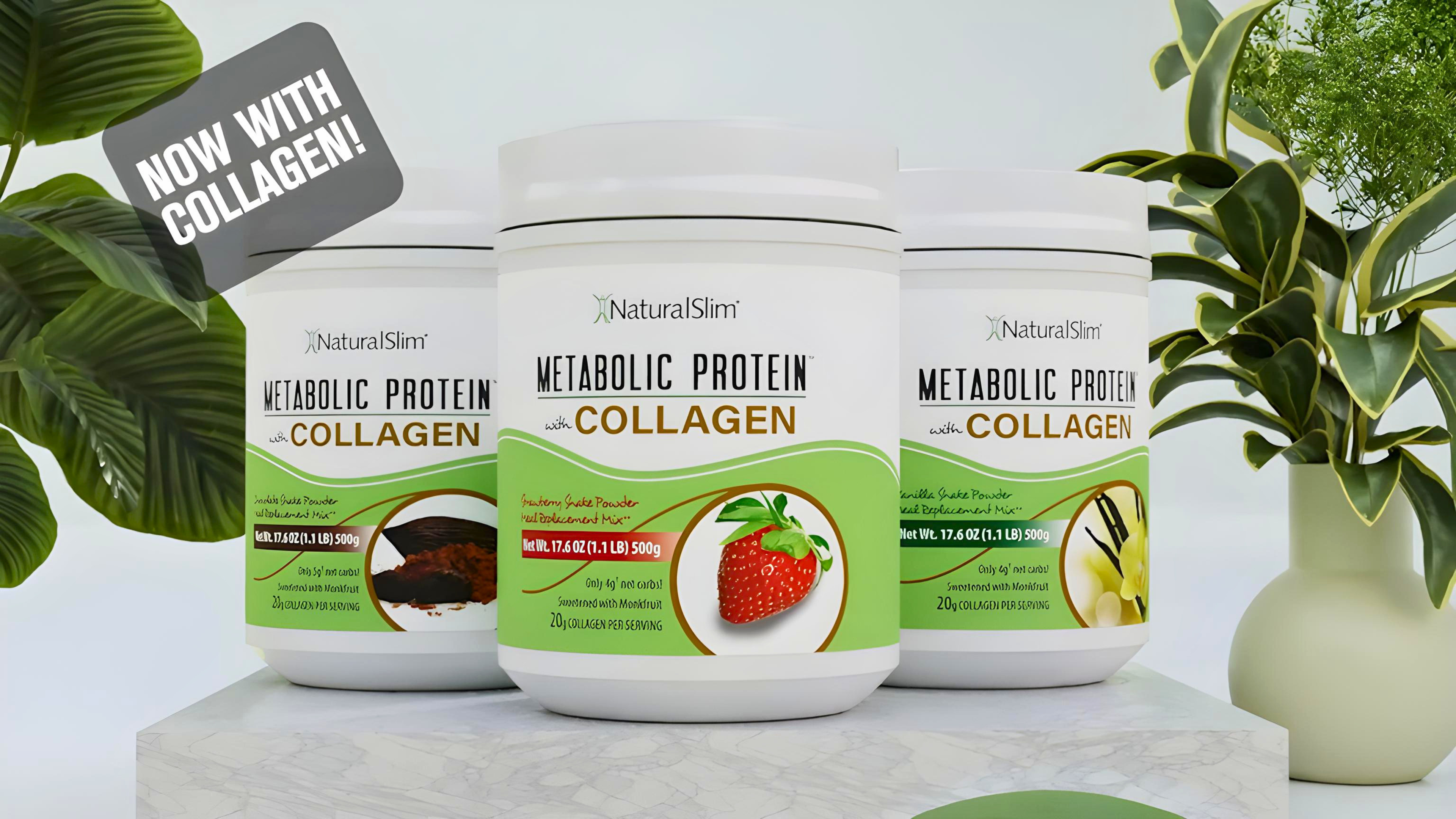 Amazon.com: NaturalSlim Metabolic Protein Powder with Collagen