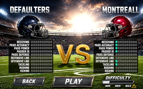 American Football Games 2027: Pro Quarterback Touchdown League – vue 5