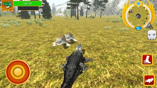 Hungry Crocodile Wild Attack Animal Hunt Simulator Game – vue 3
