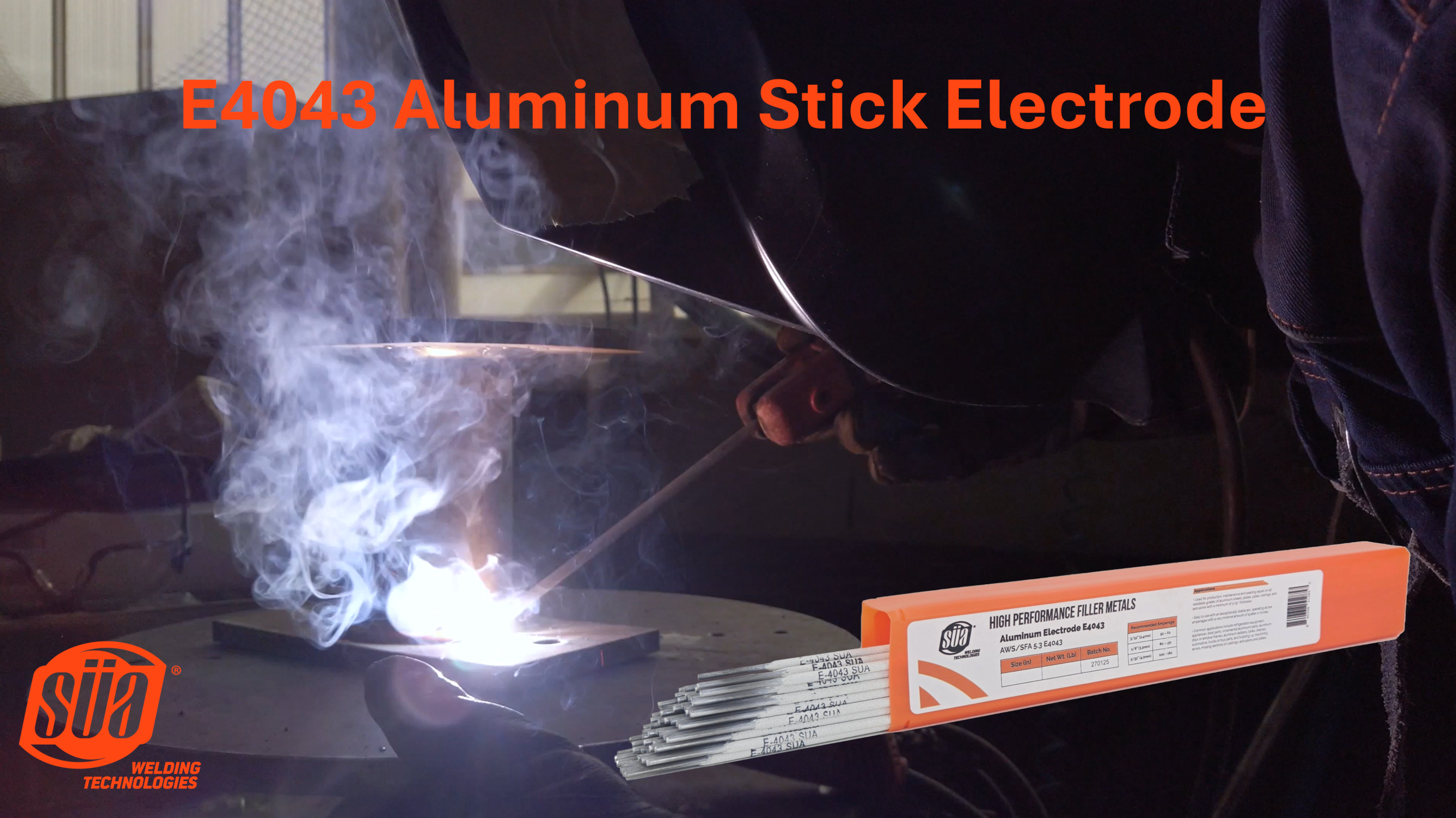 SÜA - Aluminum E4043 Stick Electrode Rod 1/8
