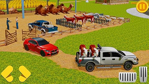Animal Transport Truck: City Farm Animals Transport Driving Game
